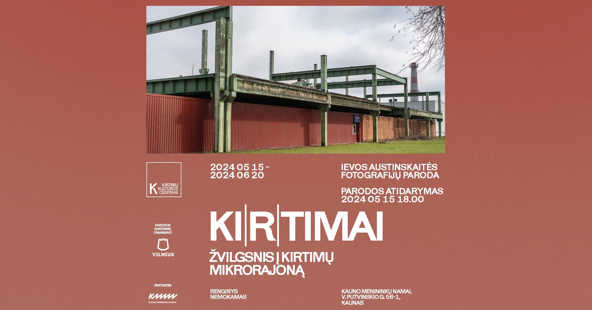 The opening of Ieva Austinskaitė's photography exhibition "Ki |r| timai" 