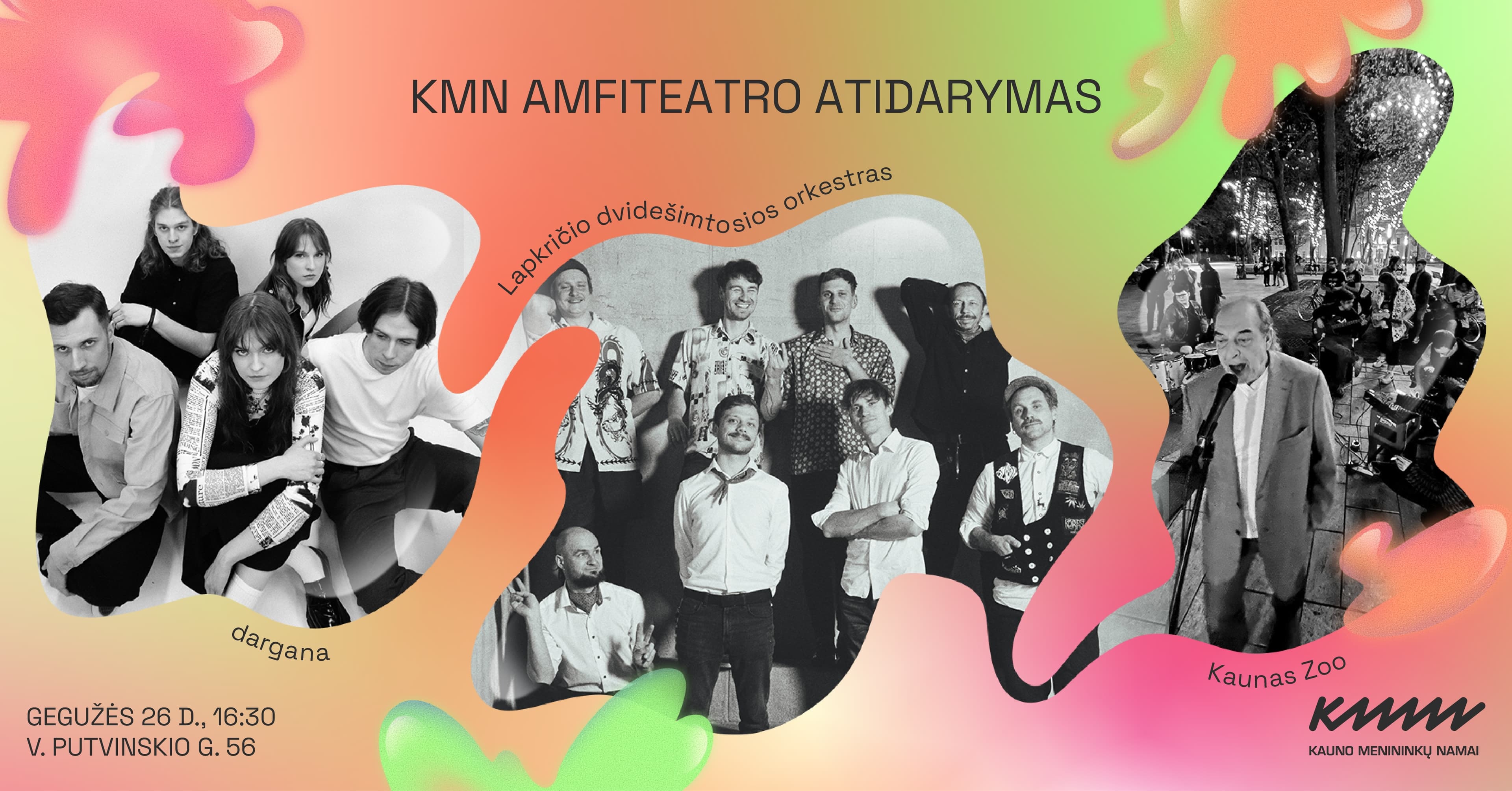 KMN AMFITEATRO ATIDARYMAS | Lapkričio dvidešimtosios orkestras x dargana x Kaunas Zoo